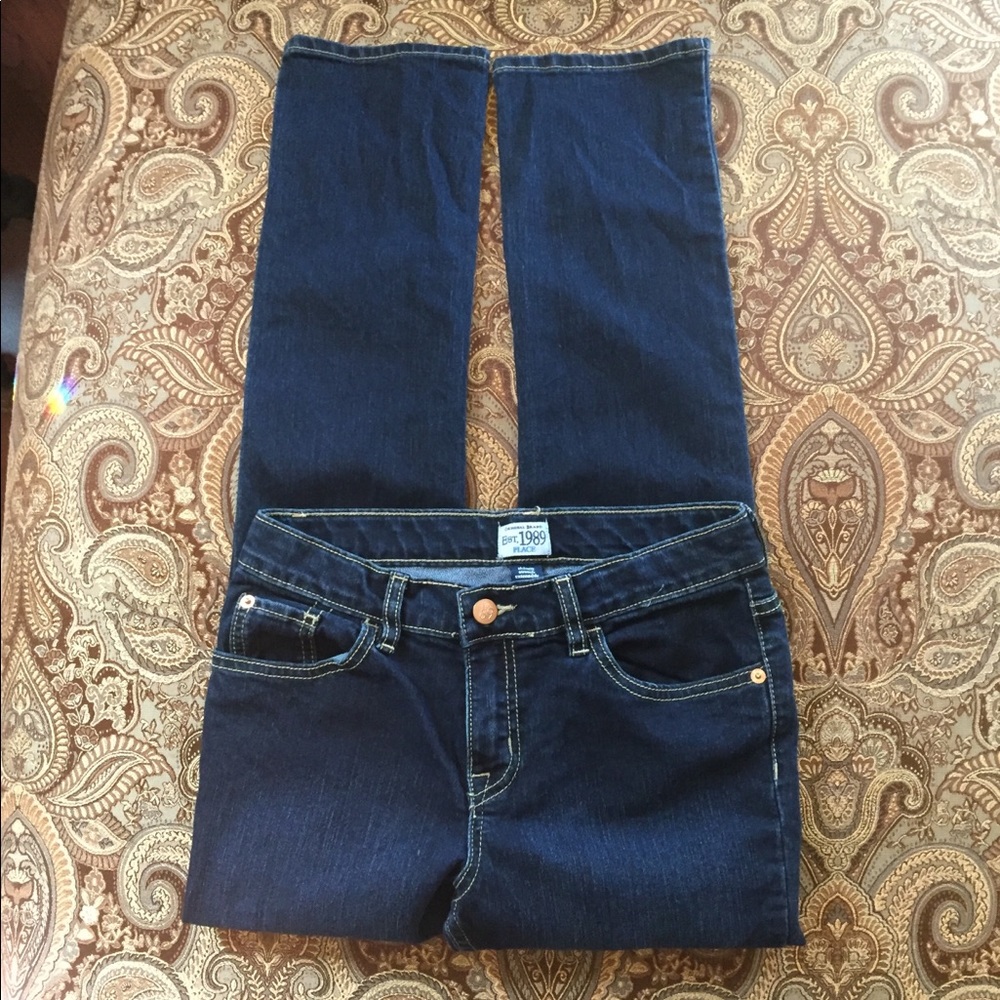 EST 1989 dark rinse skinny jeans